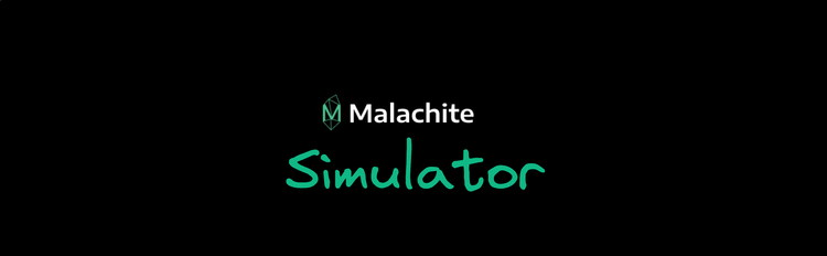 A Malachite simulator to facilitate experimentation